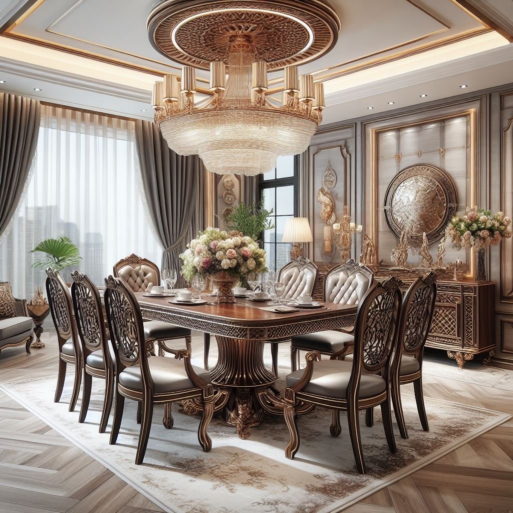 Dining Elegance: Exquisite Dining Set Ensemble